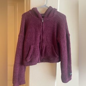 Calvin Klein Maroon zip up